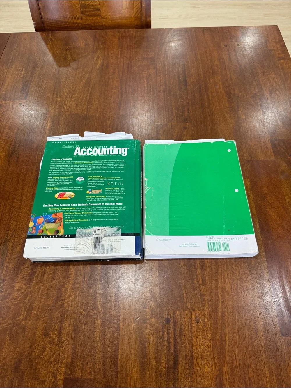 Accounting Textbook and Workbook Set 2000s